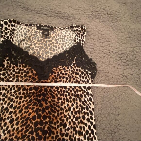 White House Black Market Animal Print Sleeveless - Picture 6 of 11